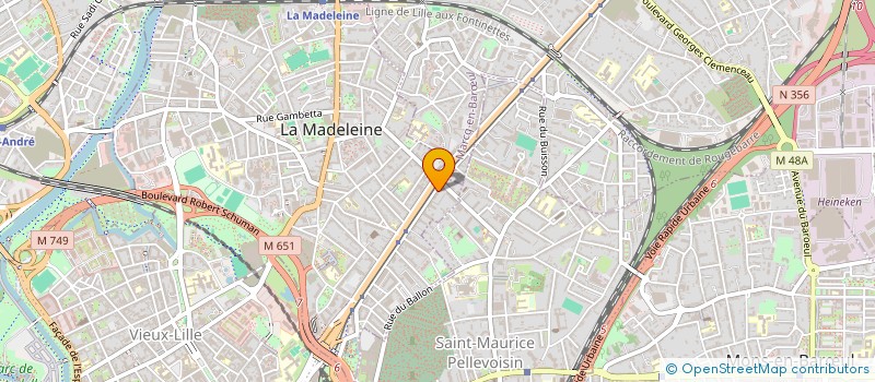 localisation de l'entreprise EURL AURORE à LA MADELEINE