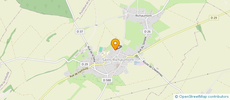 localisation de l'entreprise EURL AURORE EXPRESS  SAINS-RICHAUMONT