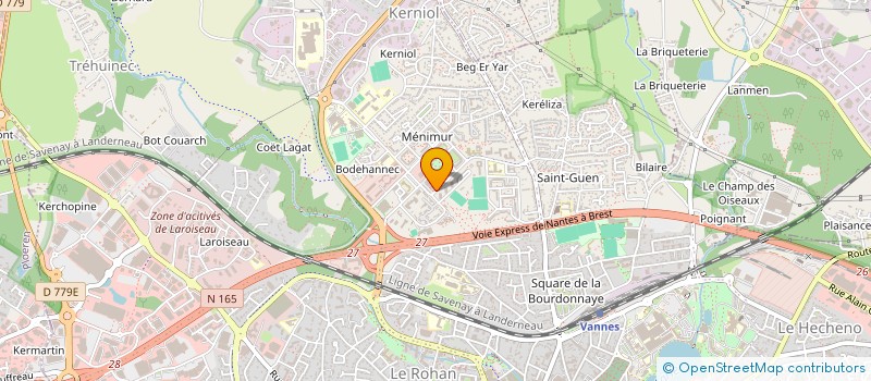 localisation de l'entreprise EURL AURORE HAXAIRE à VANNES