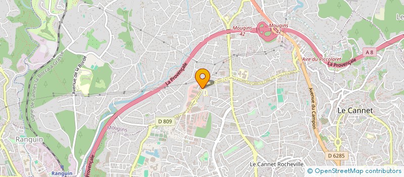 localisation de l'entreprise EURL AUTO BILAN BOISSARD à MOUGINS