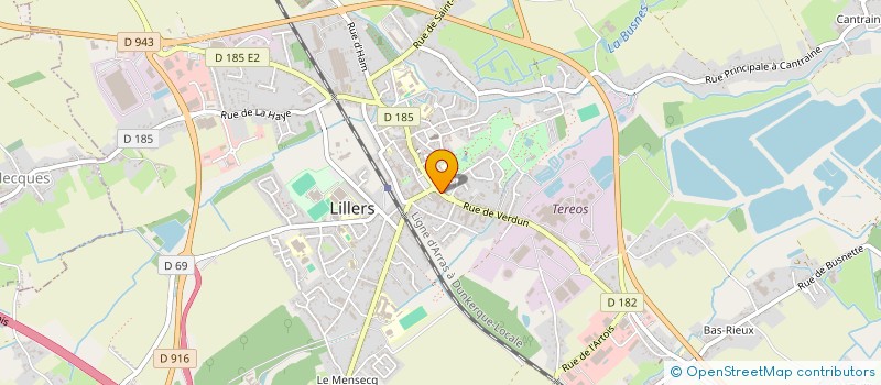 localisation de l'entreprise EURL AUTO ECOLE EMILIE  LILLERS