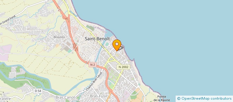 localisation de l'entreprise EURL AUTO + LOCATION EST à SAINT-BENOIT