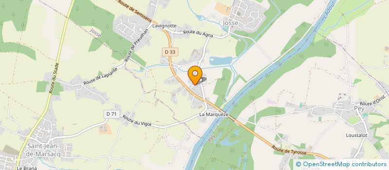 localisation de l'entreprise EURL AUTO-MARQUEZE  JOSSE