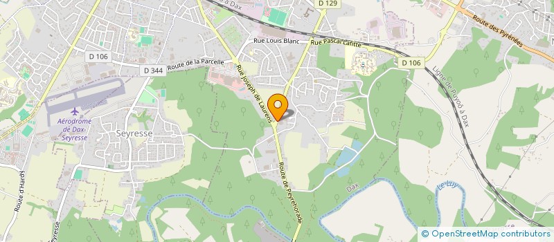 localisation de l'entreprise EURL AUTO MOTO FOURTEAU  SOUSTONS