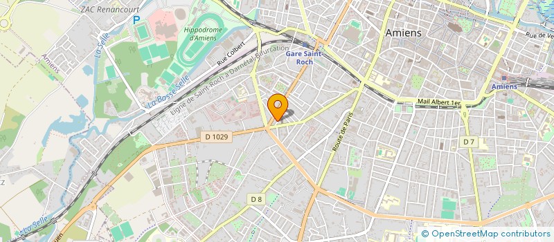 localisation de l'entreprise EURL AUTO-PIECES à AMIENS