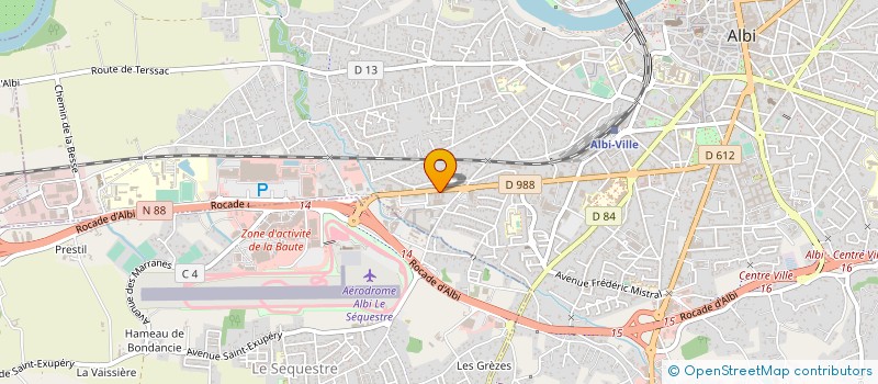 localisation de l'entreprise EURL AUTO PRO 81 à ALBI