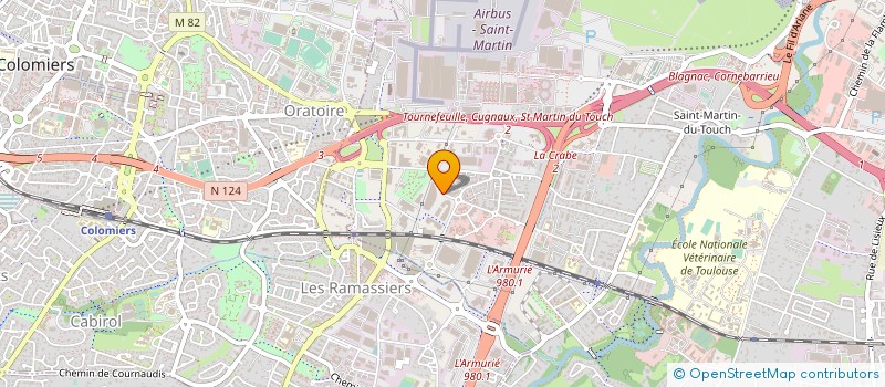 localisation de l'entreprise EURL AUTO PROCESS 31  TOULOUSE