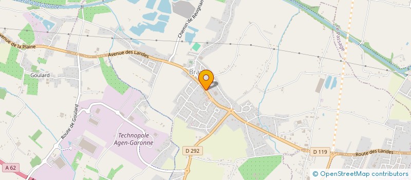 localisation de l'entreprise EURL AUTO PROGRES à BRAX