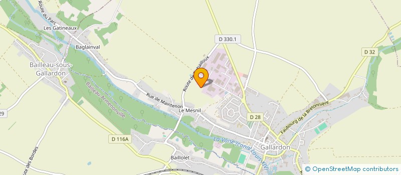 localisation de l'entreprise EURL AUTO SECURITE GALLARDON à GALLARDON
