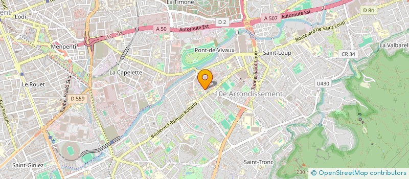 localisation de l'entreprise EURL AUTOBROKER  MARSEILLE