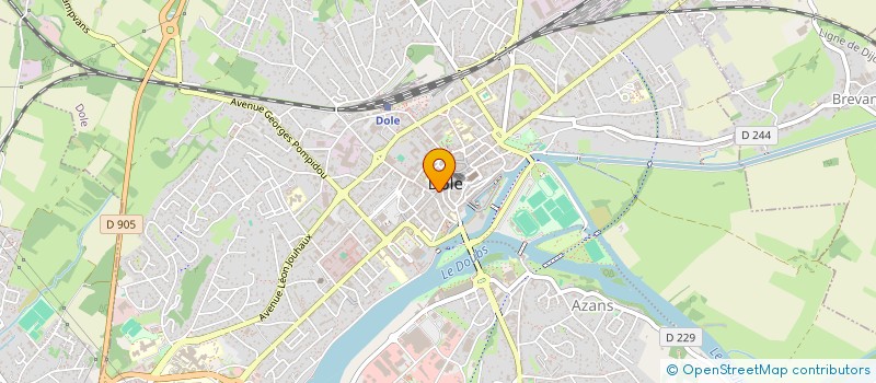 localisation de l'entreprise EURL AUTOMATE 25 à DOLE