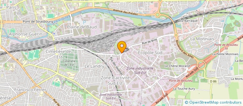 localisation de l'entreprise EURL AUTOS LOCATION 22  CESSON-SEVIGNE