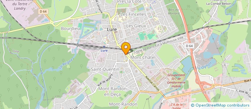 localisation de l'entreprise EURL AUX DELICES DES MERS à LURE