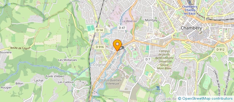 localisation de l'entreprise EURL AUX DELICES DES PAPILLES à COGNIN