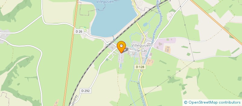 localisation de l'entreprise EURL AUX JARDINS LUMINEUX à VILLEGUSIEN-LE-LAC