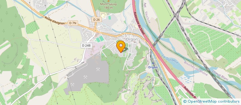 localisation de l'entreprise EURL AUX REFLETS D'ANTAN  ORGON