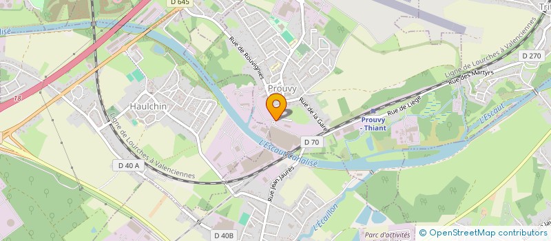 localisation de l'entreprise EURL AUXILIA BATIMENT  PROUVY