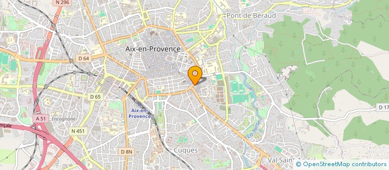 localisation de l'entreprise EURL AVB ANNE VADON à AIX-EN-PROVENCE