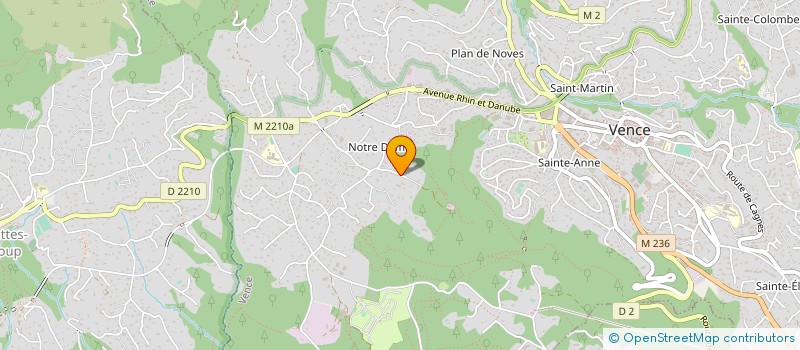 localisation de l'entreprise EURL AVENIR  VENCE