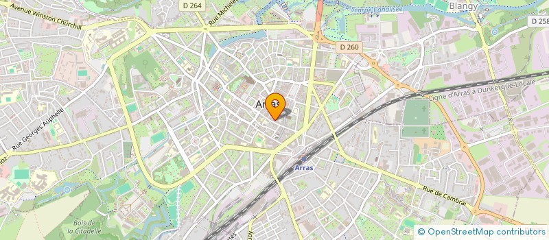 localisation de l'entreprise EURL AVENIR INVEST à ARRAS