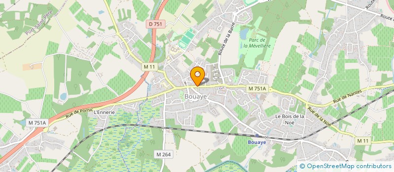 localisation de l'entreprise EURL AVENUE 24  BOUAYE