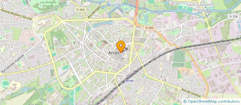 localisation de l'entreprise EURL AVESA à ARRAS