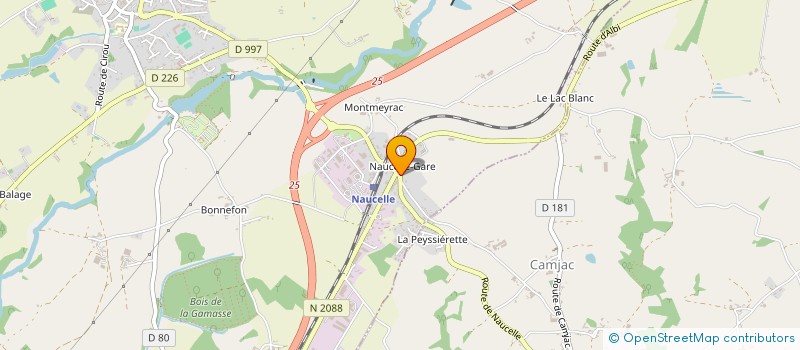 localisation de l'entreprise EURL AVEYRON SCIERIE MOBILE à NAUCELLE