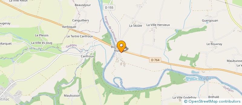 localisation de l'entreprise EURL AVIFILLON à FORGES DE LANOUEE