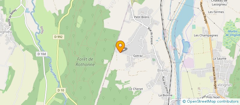 localisation de l'entreprise EURL AVIVA SERVICES  BRENS