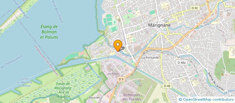 localisation de l'entreprise EURL AXEL  MARIGNANE