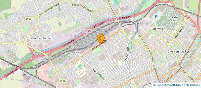 localisation de l'entreprise EURL AYDOGAN BEKIR  MULHOUSE