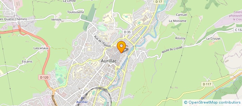 localisation de l'entreprise EURL AZ PROTECT à AURILLAC