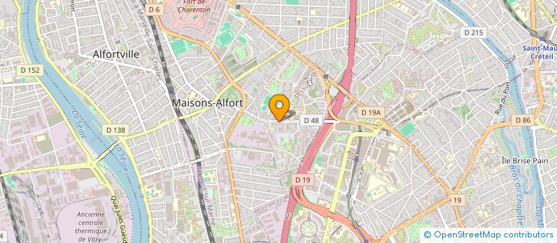 localisation de l'entreprise EURL AZEVEDO  MAISONS-ALFORT