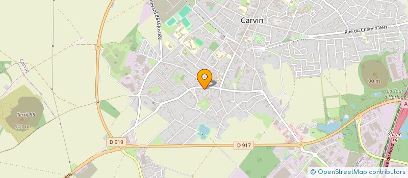 localisation de l'entreprise EURL AZK LOGISTIQUE à CARVIN