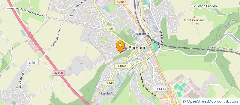 localisation de l'entreprise EURL B.C.B.G  BARENTIN