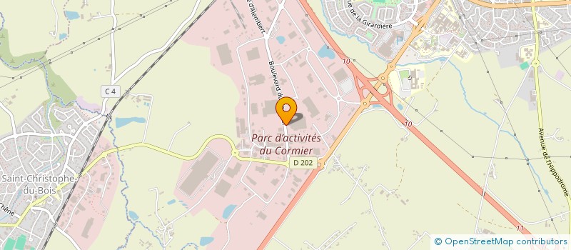 localisation de l'entreprise EURL B. CONSEIL à CHOLET