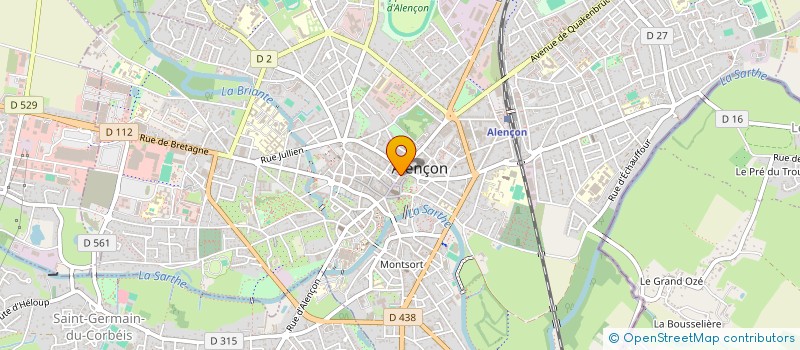 localisation de l'entreprise EURL B.G.A.C. à ALENCON