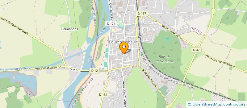 localisation de l'entreprise EURL B&L SANS COMPLEXE à FOURCHAMBAULT