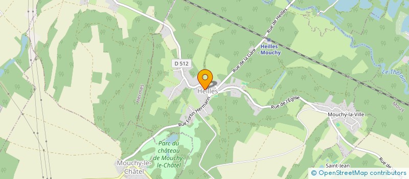 localisation de l'entreprise EURL B.R.P.  HEILLES