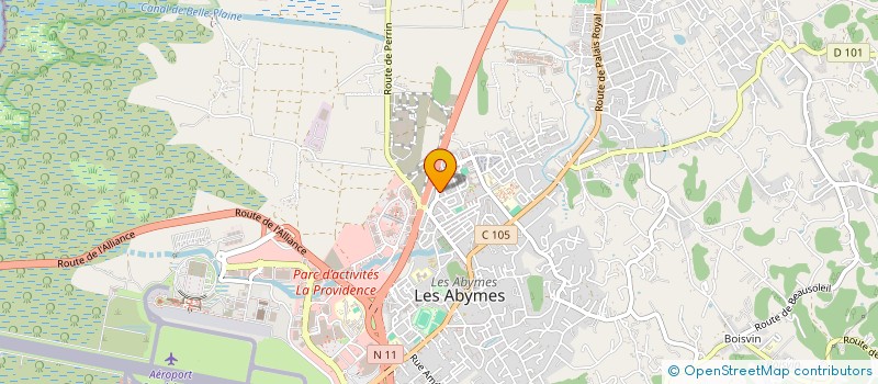 localisation de l'entreprise EURL B.T. ELEC à LES ABYMES