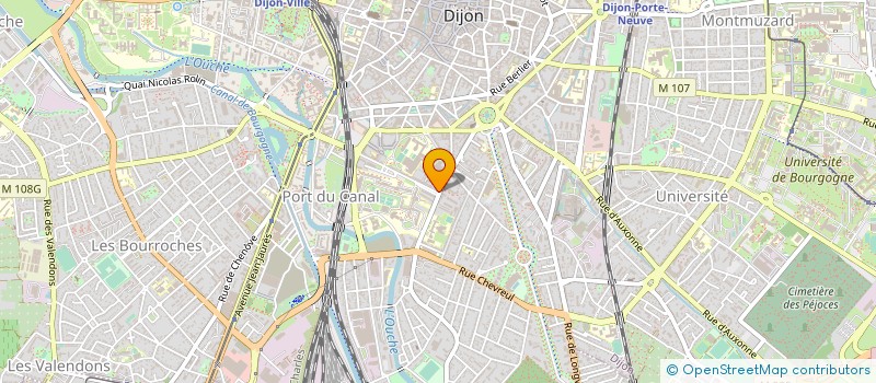 localisation de l'entreprise EURL B.ZAK à DIJON