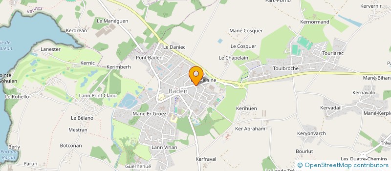 localisation de l'entreprise EURL BADEN DISTRIBUTION à BADEN