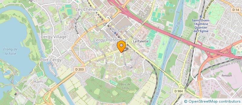 localisation de l'entreprise EURL BADJI RENOV  CERGY