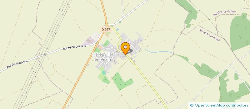 localisation de l'entreprise EURL BAGNARD THIERRY à HEROUVILLE-EN-VEXIN