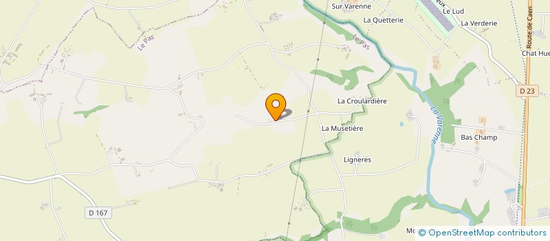 localisation de l'entreprise EURL BAHIER  LE PAS