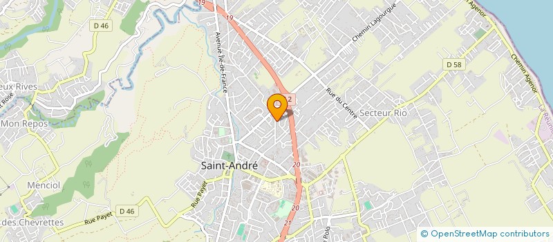 localisation de l'entreprise EURL BALAGA à SAINT-ANDRE