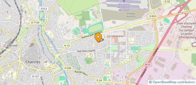 localisation de l'entreprise EURL BALAVOINE à CHARTRES