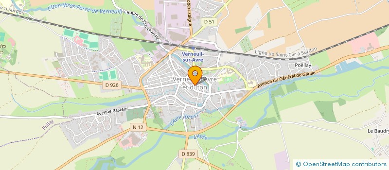 localisation de l'entreprise EURL BALLYBAY  VERNEUIL D'AVRE ET D'ITON