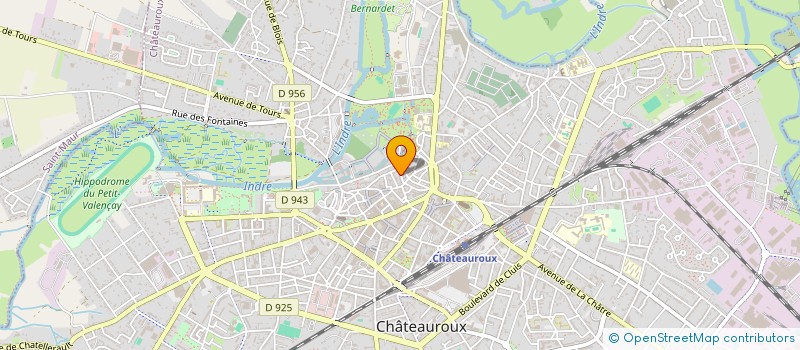 localisation de l'entreprise EURL BAP 36 à CHATEAUROUX