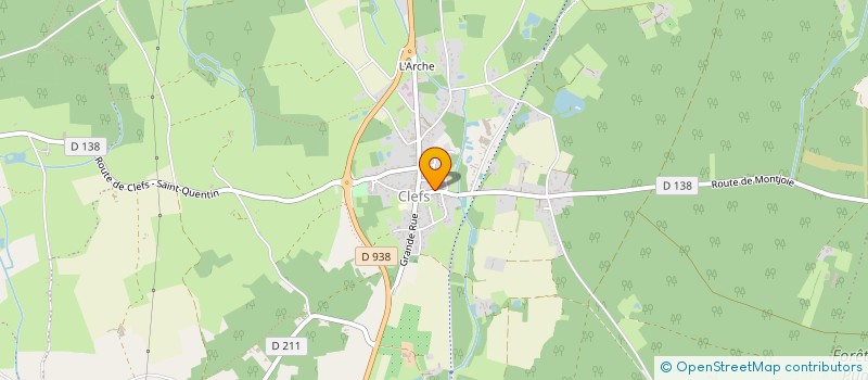 localisation de l'entreprise EURL BARANGER  BAUGE-EN-ANJOU